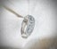EXQUISITE PLATINUM FINISH SIM. DIAMOND 18KGB ETERNITY BAND SZ 10 *NO RES* Carousel 2