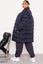Plus Size Navy Longline Puffer Coat ~ Size 22-24 Carousel 3
