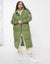 Plus Size Khaki Longline Puffer Coat ~ Size 24-28 Carousel 1