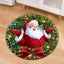 Christmas DecorativeArea Rug, Round Xmas Welcome Mat, Non Slip Backing Carpet Carousel 2