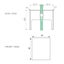 Della Francesca 120X110cm Corner Frameless Shower Screen With Gunmetal Channel A Carousel 7