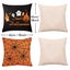 Halloween Pillow Covers 18 x 18 Inch, Soft Linen Trick or Treat Pillowcase, H Carousel 6