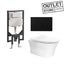 END OF LINE: SIGNATURE WALL HUNG PAN WITH PARISI INWALL CISTERN & PP PACKAGE Carousel 1