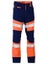 Bisley, Taped Biomotion Contrast Hi Vis Pant - Orange/Navy - 97 Carousel 1