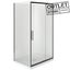 DAMAGED BOXES - ELEMENTI EVOLVE SHOWER SQUARE 12X8 2 SIDED RH CTR CP F/W Carousel 1