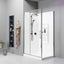 DAMAGED BOXES - ELEMENTI EVOLVE SHOWER SQUARE 12X8 2 SIDED RH CTR CP F/W Carousel 3