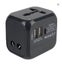 Travel Plug Adapter for EU/UK/US/AU/NZ - use in 150 countries + 3 x USB Ports. Carousel 7