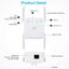 WiFi Extender WiFi Booster Indoor/Outdoor Repeater Signal Booster 1200Mbps Wi Carousel 2