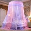 Purple Round Lace Curtain Dome Bed Canopy Netting Princess Mosquito Net Carousel 1