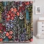 Cute Floral Flower Shower Curtain for Bathroom Decor 72Wx72H Watercolor Sprin Carousel 1