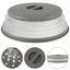 10.5inch Collapsible Microwave Cover Splatter Guard & Colander Kitchen Gadget Carousel 1