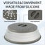 10.5inch Collapsible Microwave Cover Splatter Guard & Colander Kitchen Gadget Carousel 3