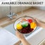 10.5inch Collapsible Microwave Cover Splatter Guard & Colander Kitchen Gadget Carousel 7