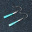 925 Sterling Silver Drop Earrings with Opal "Neve" (Blue) Carousel 3
