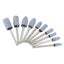 10PCS Mounted Points Grinding Wheel Head Kits Abrasive Stone Heads Polishing Carousel 7