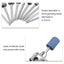 10PCS Mounted Points Grinding Wheel Head Kits Abrasive Stone Heads Polishing Carousel 11