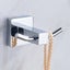 Bath Robe Hook Solid Brass Wall Mounted Double Hooks Towel Holder Chrome Fini Carousel 1