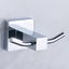 Bath Robe Hook Solid Brass Wall Mounted Double Hooks Towel Holder Chrome Fini Carousel 8