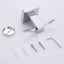 Bath Robe Hook Solid Brass Wall Mounted Double Hooks Towel Holder Chrome Fini Carousel 9