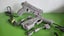 Two Official Sony PS1 Namco NPC-103 Gun with AV Multi Out Carousel 1