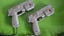 Two Official Sony PS1 Namco NPC-103 Gun with AV Multi Out Carousel 2