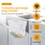 1pc Foldable Trash Bag Holder Wall-Mounted Garbage Bag Holder Hanging Garbage Carousel 2