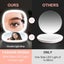 Pocket Mirror with Light, 1X/10X Magnification LED Compact Travel Makeup Mirr Carousel 2