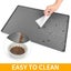 Pet Placemat for Dog and Cat, Mat for Prevent Food and Water Overflow, Suitab Carousel 8
