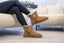 UGG Outback Premium Australian Sheepskin Short Button Boot (Chestnut, Size 7M/8W Carousel 10