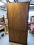 Quality Vintage Solid Oak Beveled Glass Bookcase Cabinet Carousel 20