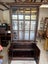 Quality Vintage Solid Oak Beveled Glass Bookcase Cabinet Carousel 5