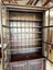 Quality Vintage Solid Oak Beveled Glass Bookcase Cabinet Carousel 17