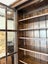 Quality Vintage Solid Oak Beveled Glass Bookcase Cabinet Carousel 19