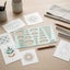 Printtoo Transparent Ellipse Template Stencil, 2mm Green Acrylic Geometry Carousel 6