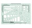 Printtoo NATO Drawing Template (Map Marking Symbols),Transparent Acrylic Stencil Carousel 1