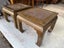 Quality PAIR Vintage Chinese Solid Elm Side Table or Bedside Tables Carousel 5