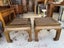 Quality PAIR Vintage Chinese Solid Elm Side Table or Bedside Tables Carousel 13