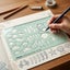 Printtoo Aquatic Jewellery Designing Template , Transparent Acrylic Stencil Carousel 5
