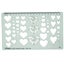 Printtoo Heart Shape Template Ruler, 2 mm Transparent Acrylic Drawing Stencil Carousel 4