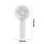 Mini Portable Handheld Fan, 3 Speed Powerful Battery Operated, Small USB Rech Carousel 3