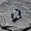 Black Steel Band Ring 8mm XD2DC-1 Carousel 4