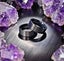 Black Steel Band Ring 8mm XD2DC-1 Carousel 6