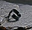 Black Steel Band Ring XD2DC-6 Carousel 1
