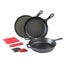 Lodge Essential Cast Iron Pan Set 6pce Carousel 1