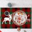 Christmas Placemats, 12x17.7 Inch White Merry Christmas Red Plaid Xmas Place Carousel 5