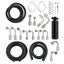 Universal 134a Air Conditioning AC Hose Line Kit w/ Fittings Drier Carousel 8