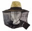 Mosquito Hat Net Head Protector Bee Bug Mesh Insect Mozzie Fishing Fly - Black Carousel 1
