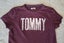 Tommy S/S Tee Aubergine Red Small Carousel 3