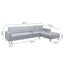 Sofa Bed with Chaise Carousel 12