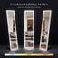 LED Light Full Length Floor Mirror Free Standing Wall Hanging Hallway Carousel 6